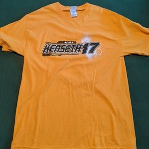 Vintage Matt Kenseth On Tour Tee 2007 Yellow Large